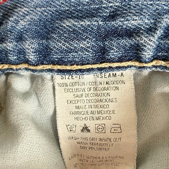 VTG Tommy Hilfiger Jeans Womens 10A Light Wash Mid Rise Classic‎ Fit BootcutY2k - Picture 3 of 11